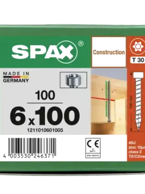 SPAX WIROX Zylinderkopfschraube T-STARplus VG TX30 6 x 100 100 Stk Jetzt Bestellen