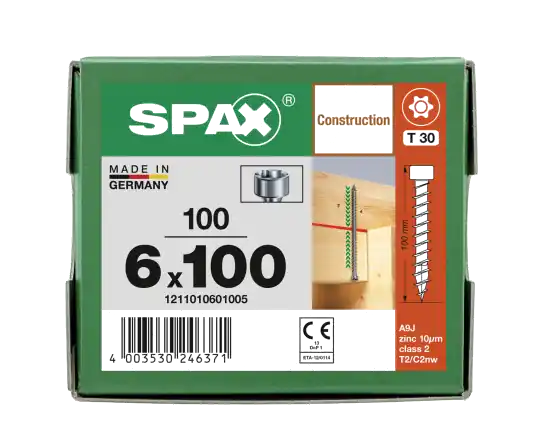 SPAX WIROX Zylinderkopfschraube T-STARplus VG TX30 6 x 100 100 Stk Jetzt Bestellen