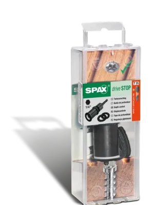 Letzte Chance SPAX Drive STOP Einschraubhilfe mit Tiefenanschlag und 1x T25 Bit