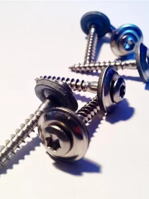 Begrenztes Angebot Spenglerschraube (Dichtscheibe 15mm) Edelstahl rostfrei A2 T20 4,5X65 200 Stk