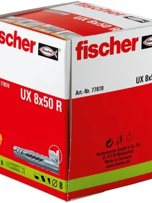 Finale Aktion fischer Universaldübel UX 8 x 50 R mit Rand