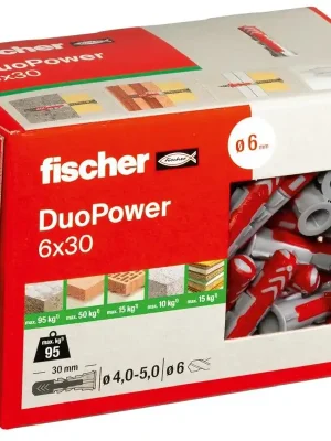 Geprüft fischer DuoPower 6 x 30