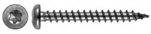 Beliebt Spanplattenschraube Halbrundkopf - Pan-Head Edelstahl rostfrei TX Vollgewinde